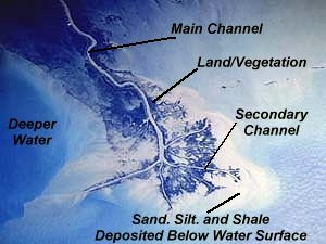 Satellite Photo - Mississippi River Delta